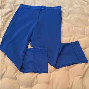 Betabrand Blue Women's Easy Crop Trousers